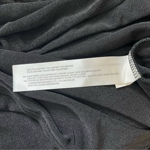 Band Of The Free Annabelle Black Cowl Neck Midi Dress NWT - Picture 14 of 14